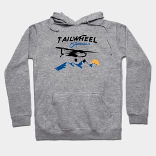 Tailwheel Adventurer on Light Hoodie